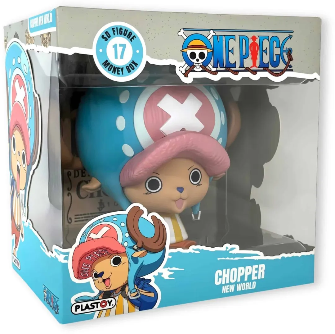 Plastoy One Piece Chopper Spaarpot XXL - Veelkleurig