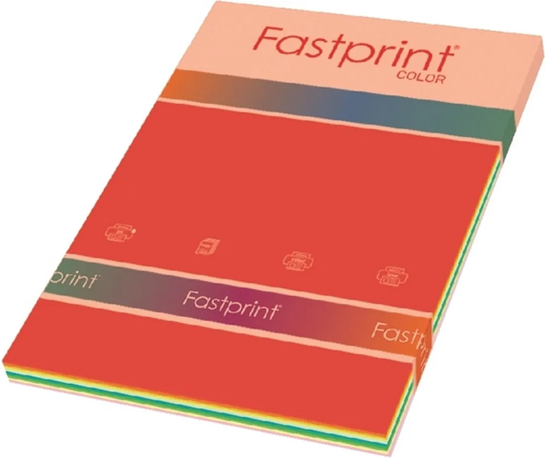 Quantore Colour Kopieerpapier A4 160gr - 10 Kleuren x 5 Vel