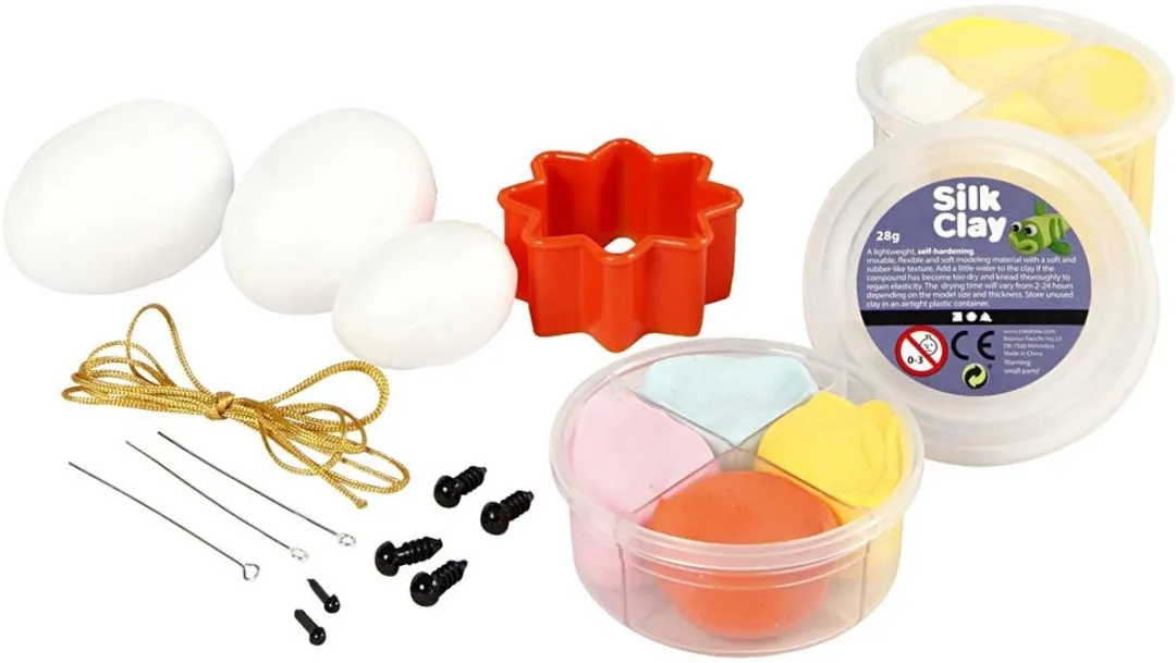 Creativ Company Creotime Schattige Paasfamilie - 1 Stuk - Multicolor