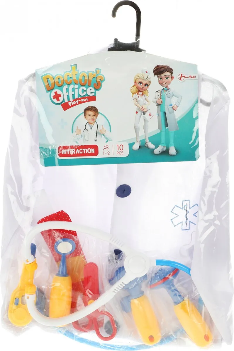 Toi-Toys Verkleedset Dokter - 10-delig - Multicolor