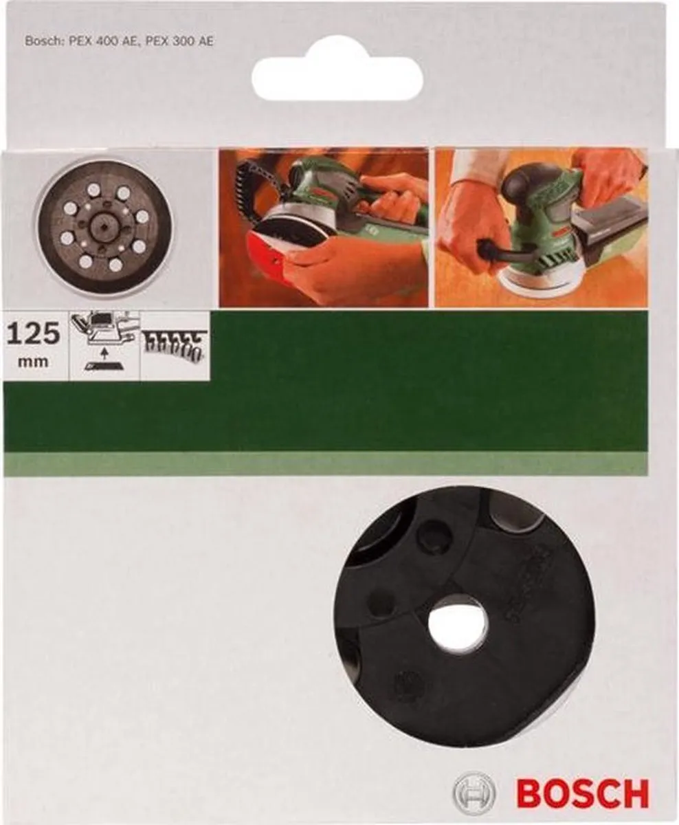 Bosch Schuurplateau PEX 300/400 AE 125mm - 8 Gaten