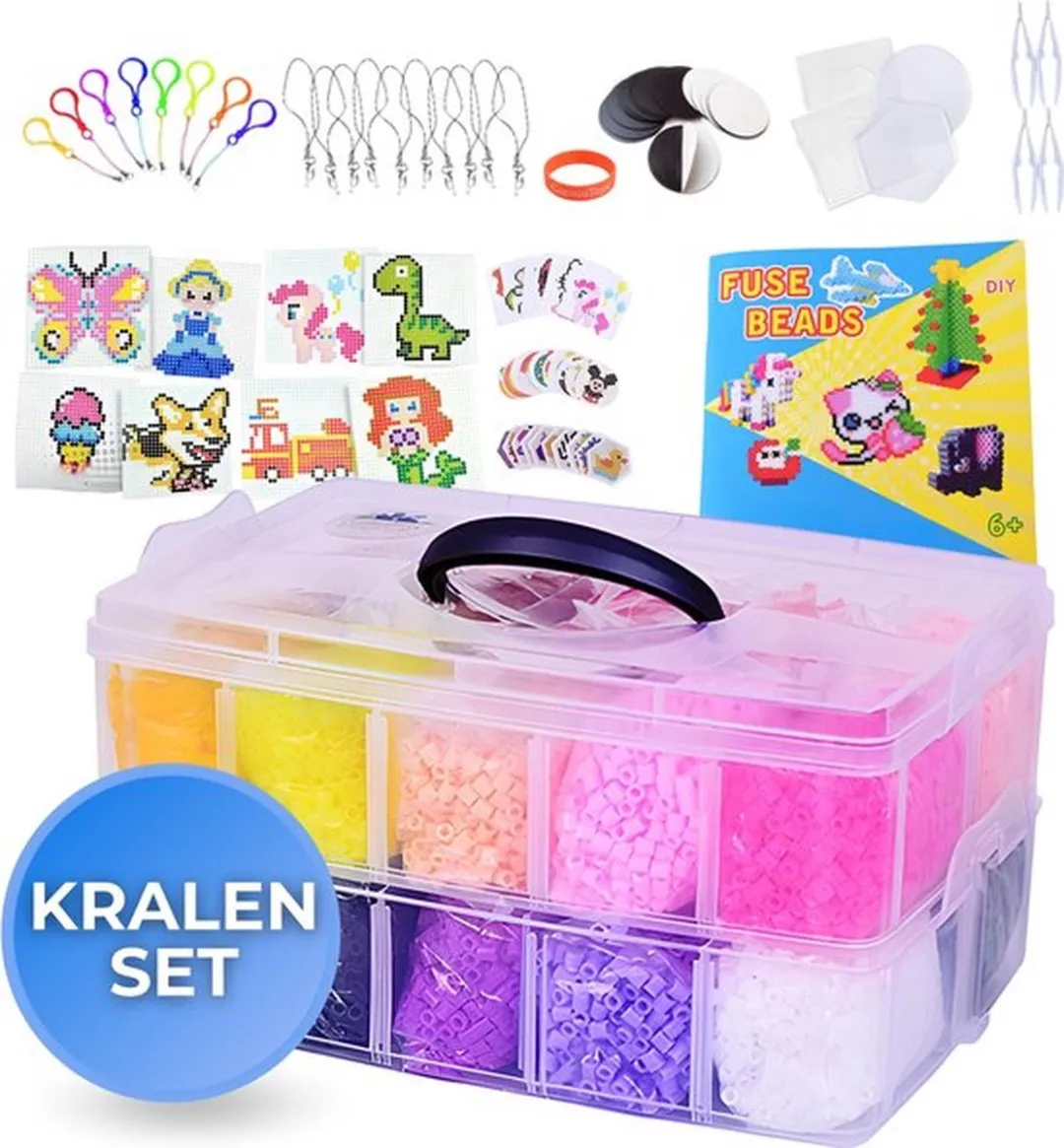 CosmoToys Strijkkralen Knutselkoffer