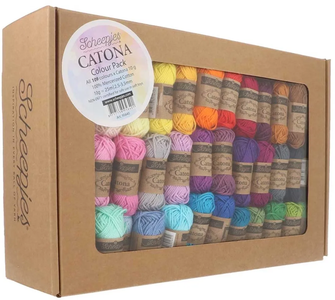 Scheepjes Catona Colour Pack - 109 Kleuren - 109x10gr