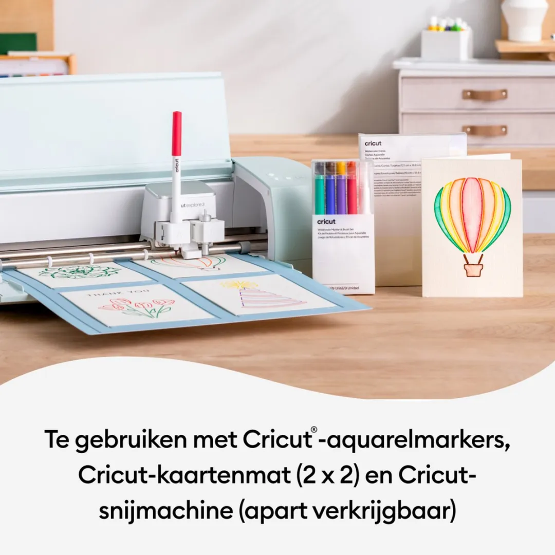 Cricut Aquarelkaarten R40 - 10 Stuks