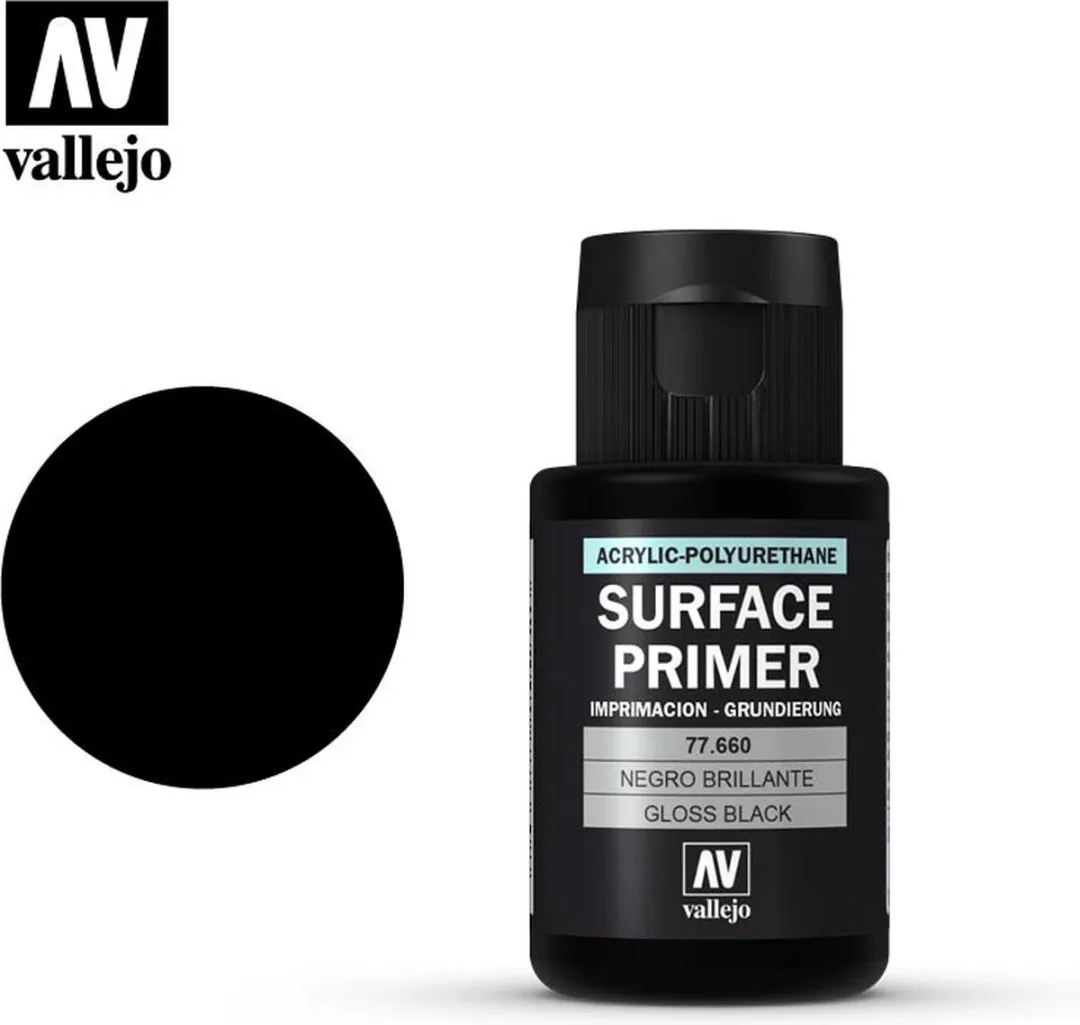 Vallejo Hobbyverf Acryl Gloss Black 73660