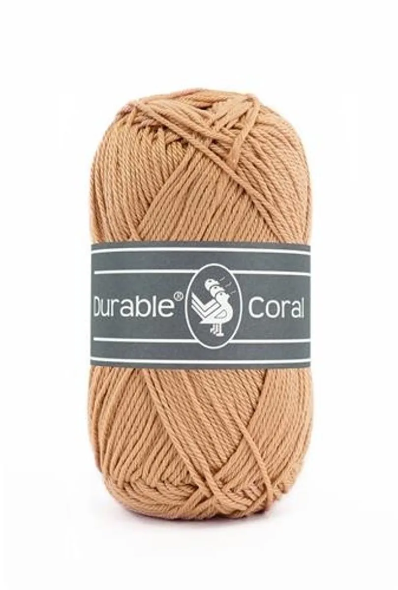 Durable Coral 2209 Garen - 1 Stuk - Gemerceriseerd Katoen Camel