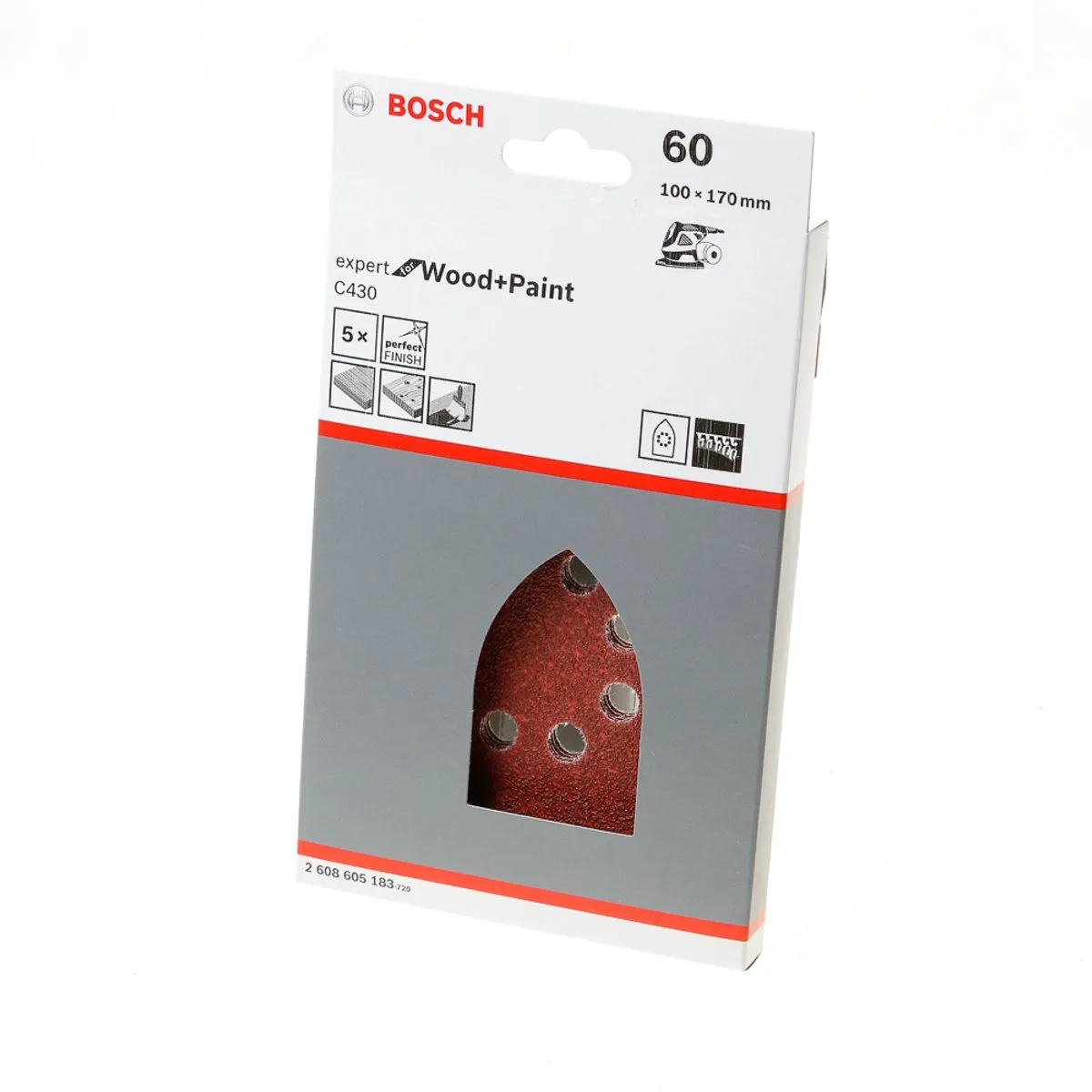 Bosch 5-delige Schuurbladenset 100x170mm