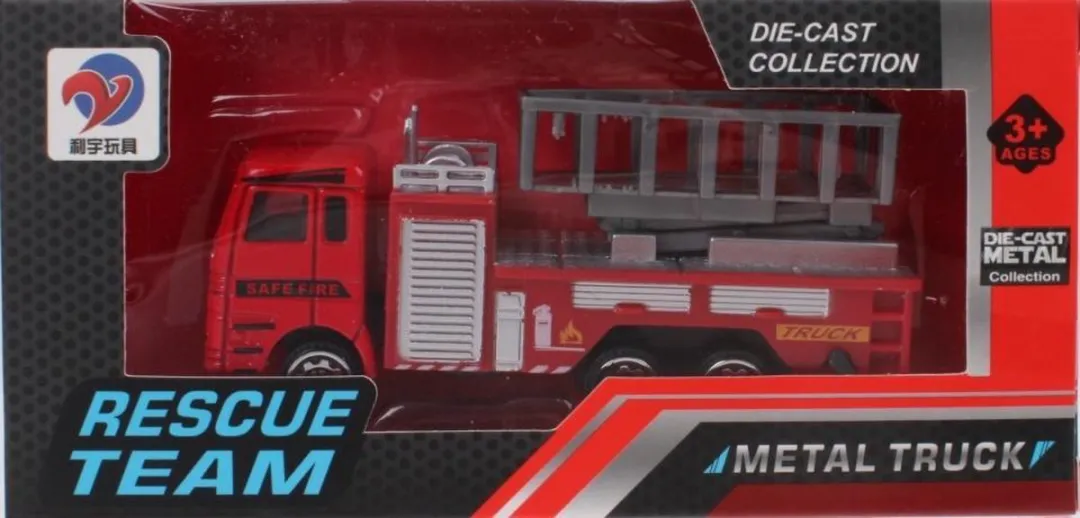 Jonotoys Brandweerwagen 11,5 cm - Rood
