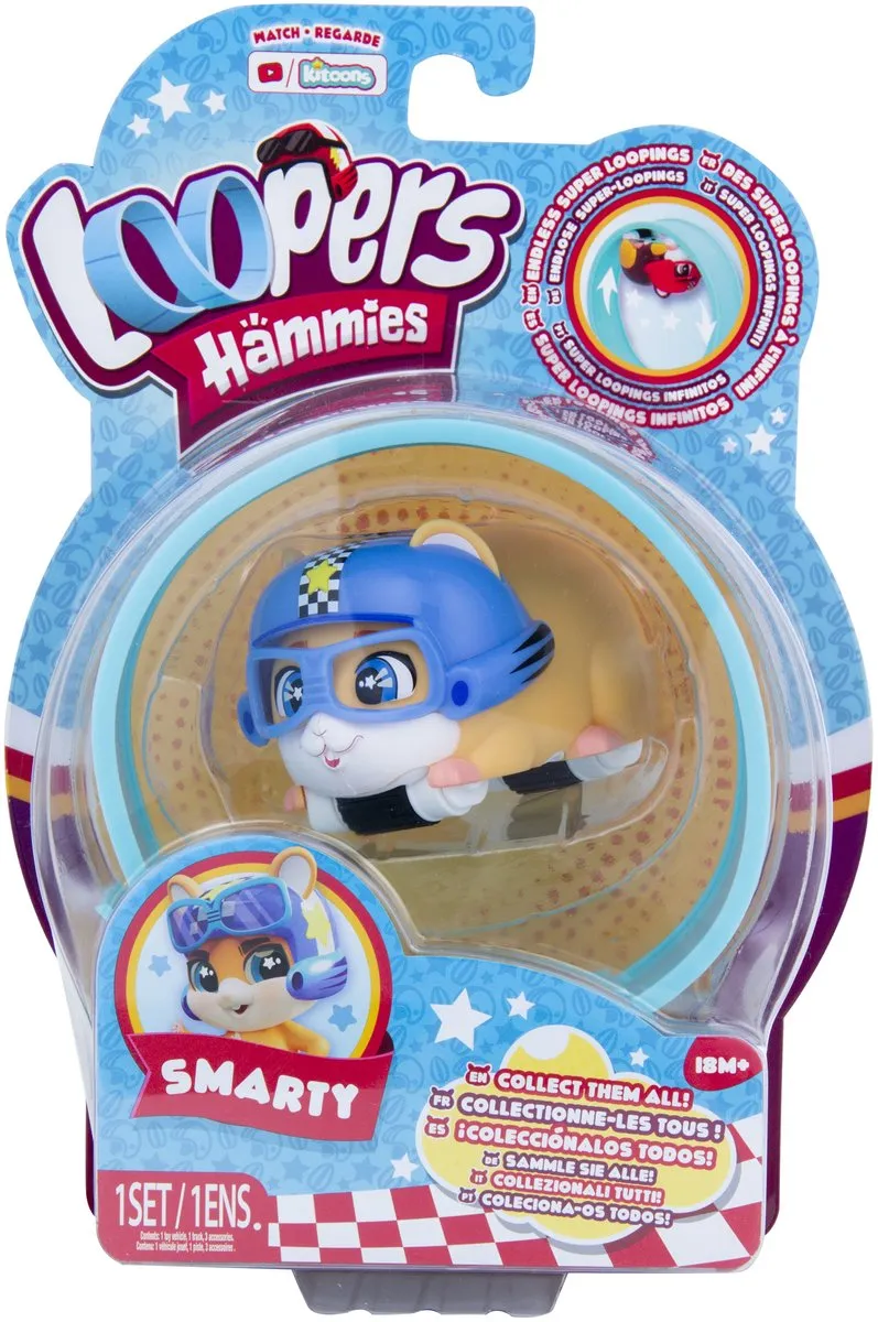 Imc Toys Loopers Hammies SMARTY Blauw - 2x AAA