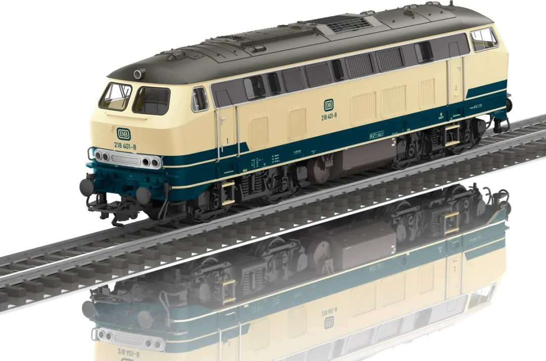 Märklin 39215 Diesel Locomotief H0 - Digitaal - Donkerblauw/Beige