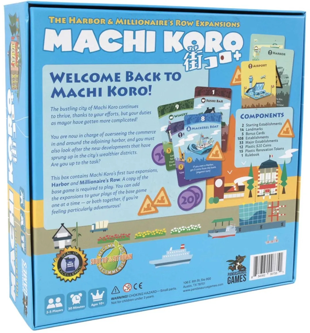 Pandasaurus Games Machi Koro 5th Anniversary - 2-5 Spelers