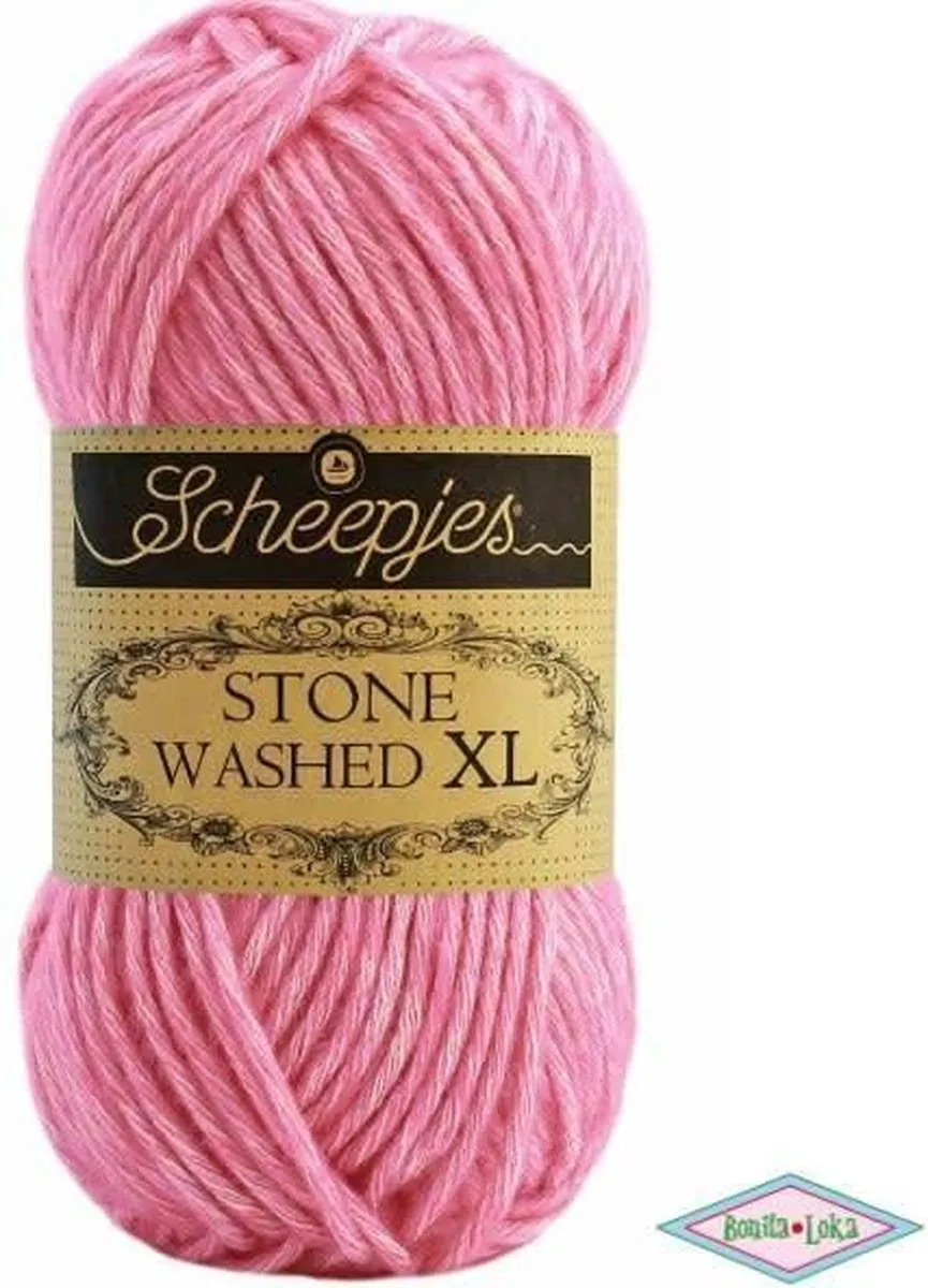 Scheepjes Stone Washed XL 876 Tourmaline - Roze