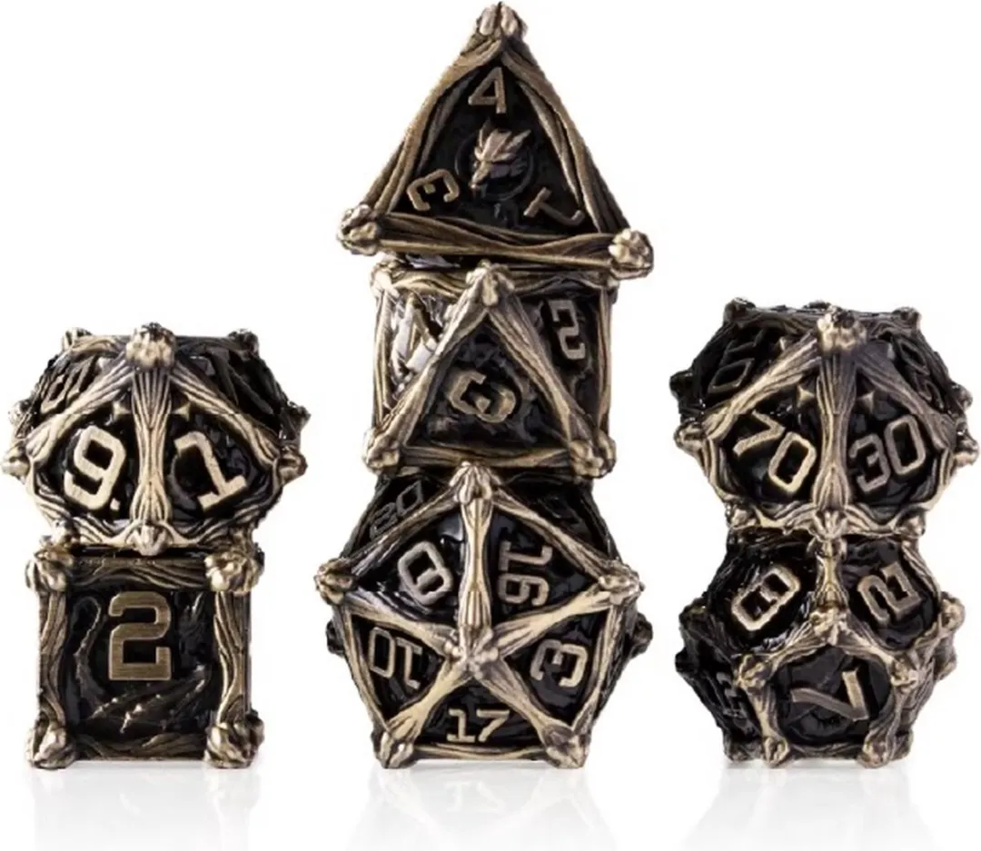 Lapi Toys DnD Polydice Metalen Dobbelstenen