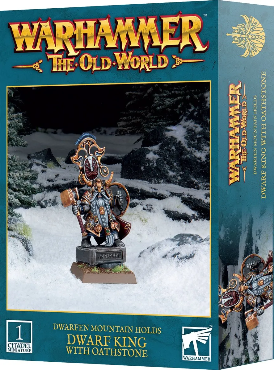 Games Workshop Dwarf King with Oathstone