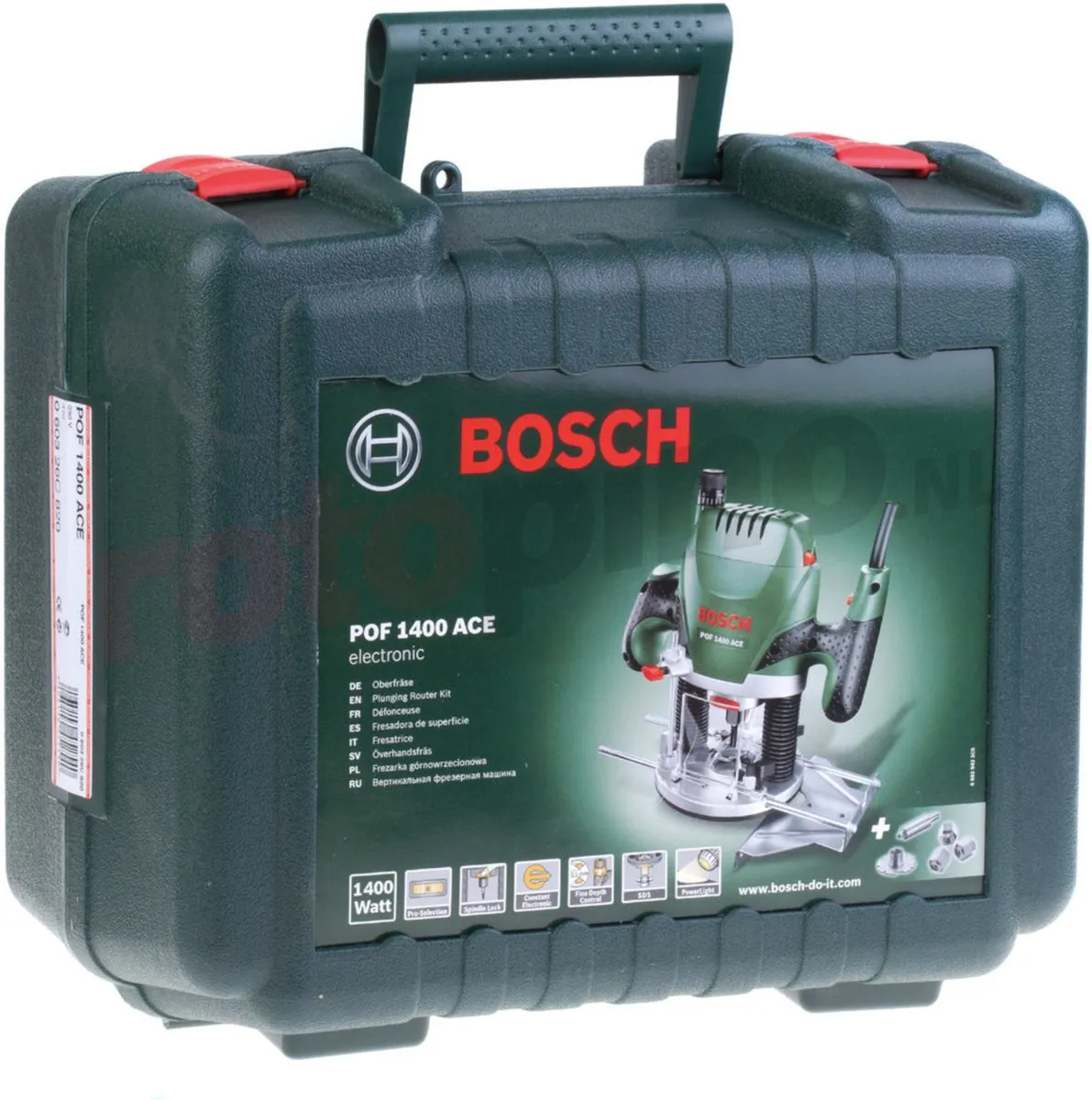 Bosch POF 1400 ACE Bovenfrees 650W - Groen