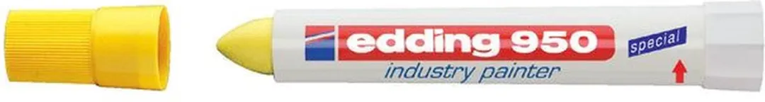 edding 950 Permanente Markeerstift - Geel - 10 Stuks