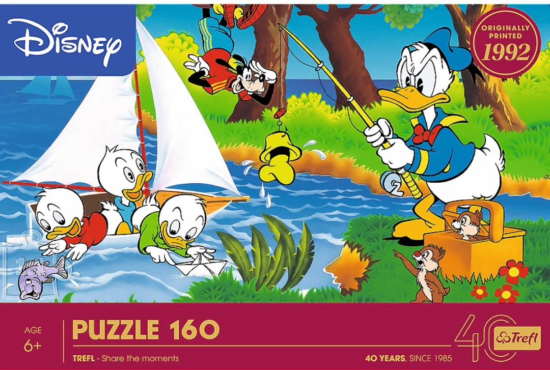 Trefl Disney Lakeside Adventure Puzzel 160 Stuks - 40th Anniversary