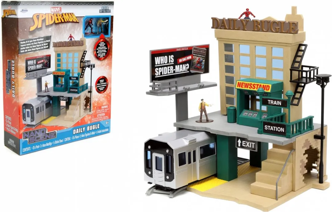 Jada Toys Marvel Spiderman NYC Deluxe Nano Scene 253225012 - Divers