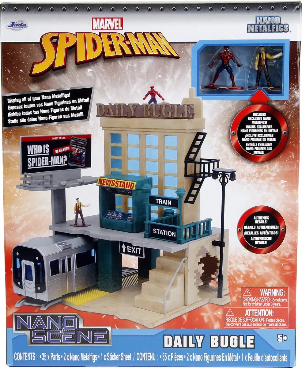 Jada Toys Marvel Spiderman NYC Deluxe Nano Scene 253225012 - Divers