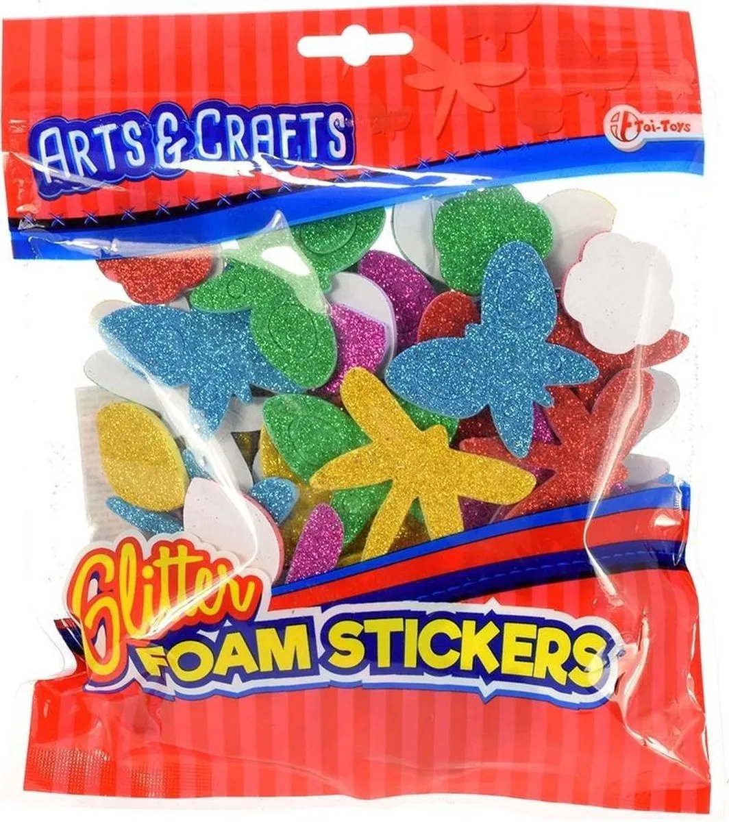 Toi-Toys Foamstickers Vlinders
