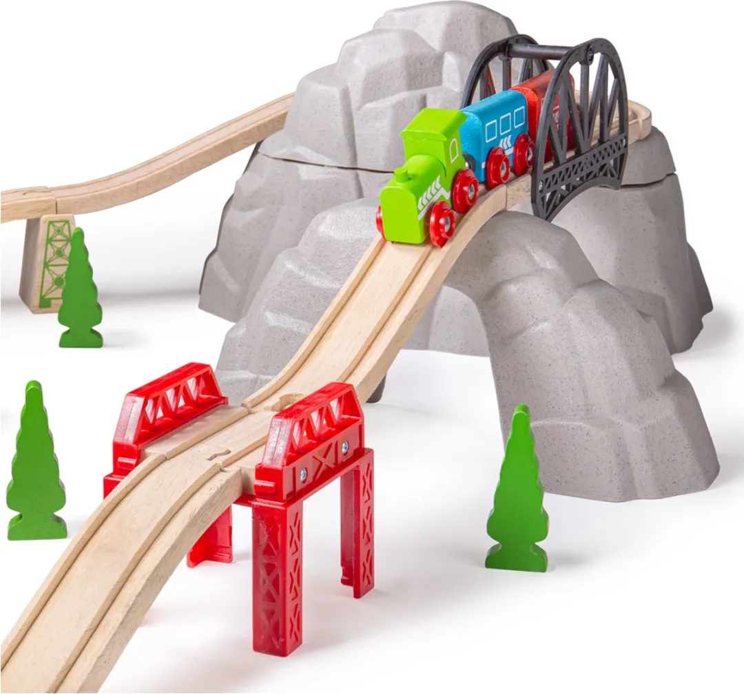 BIGJIGS Houten Rails Berg BJT139