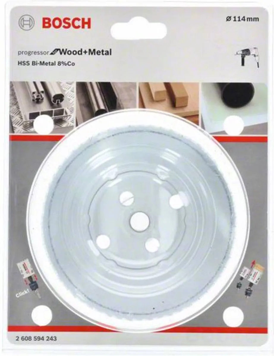 Bosch Progressor Gatenzaag 114mm - Metaal
