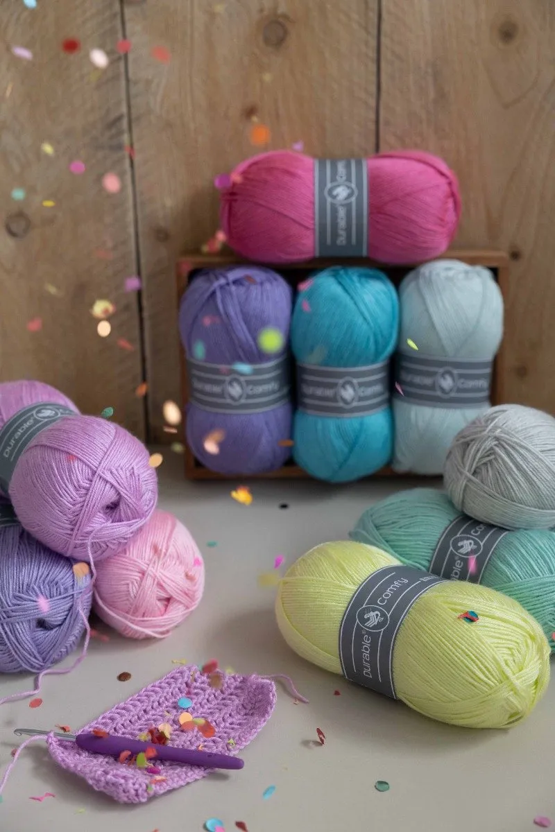 Durable Comfy 2239 Acrylgaren - Brick