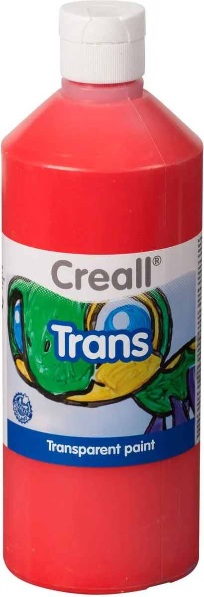 Creall Raamverf Trans Rood 500ml