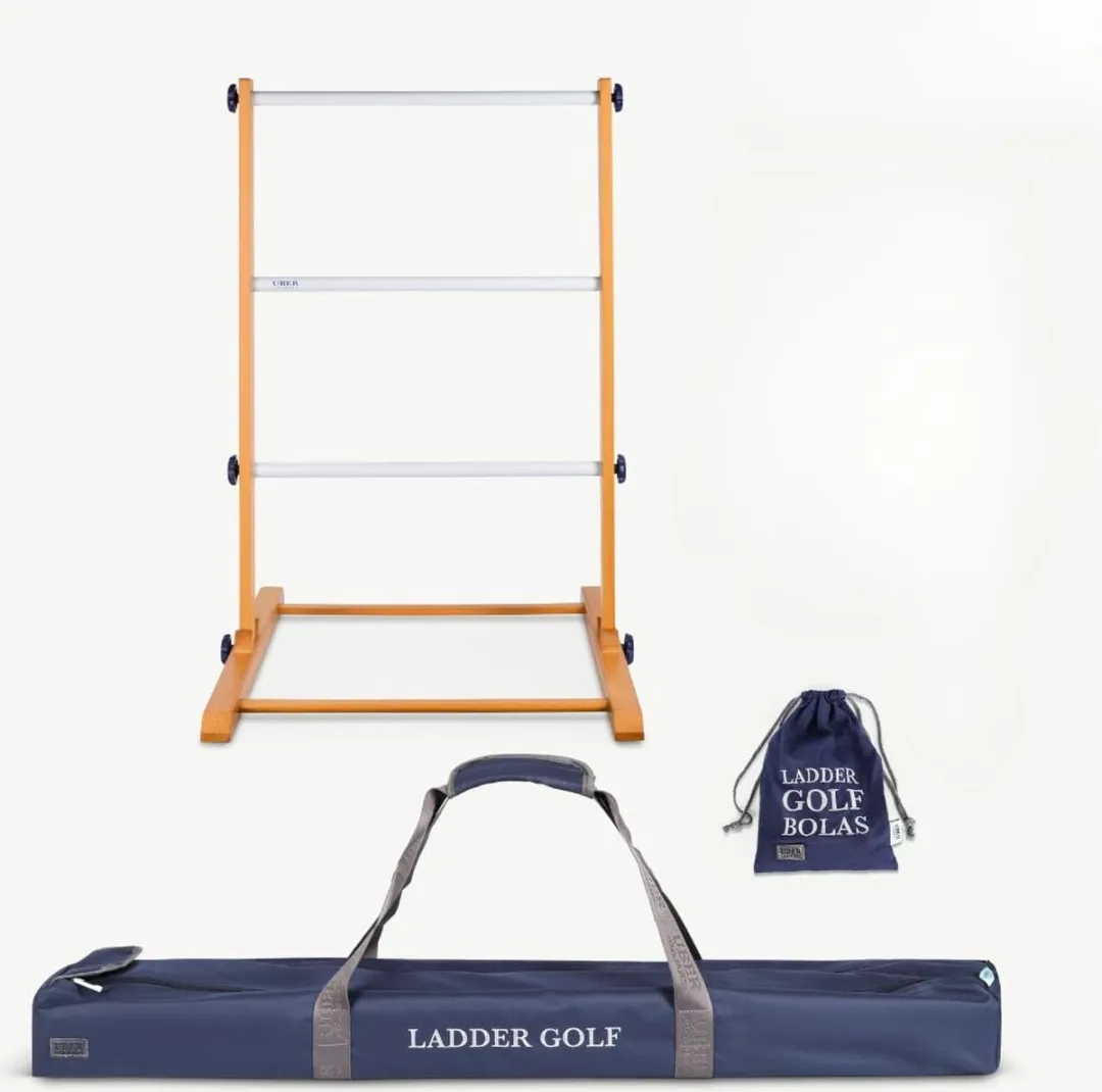 Ubergames Prof. Laddergolf Spinladder Set - Blauw/Rood