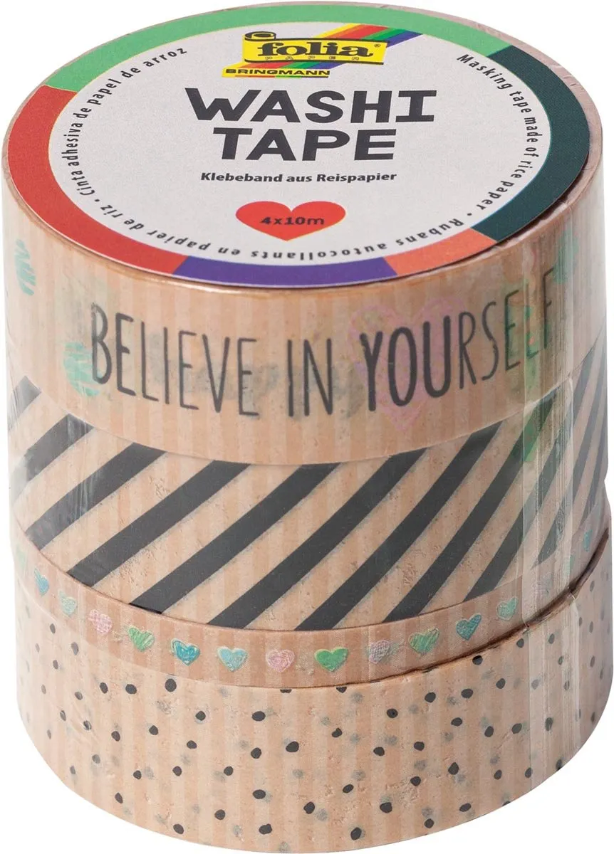 Folia Washi Tape Kraft Party II