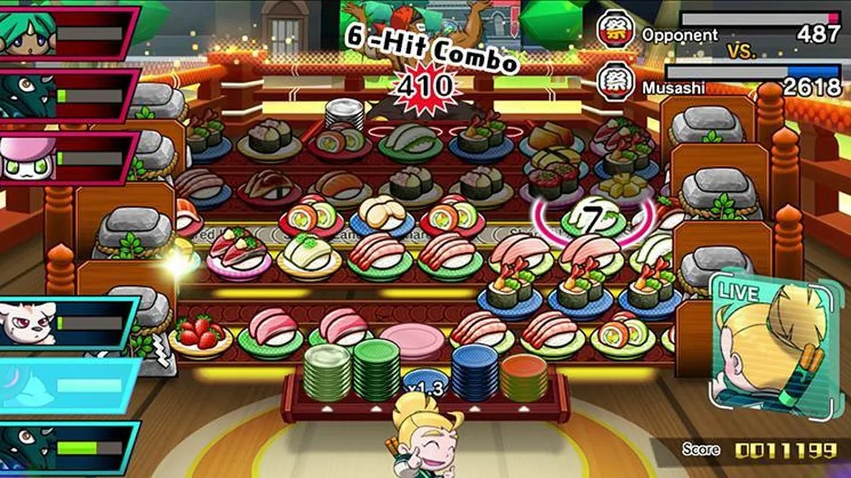 Nintendo Sushi Striker: The Way of Sushido - Standaard Switch - afbeelding 6 van 6