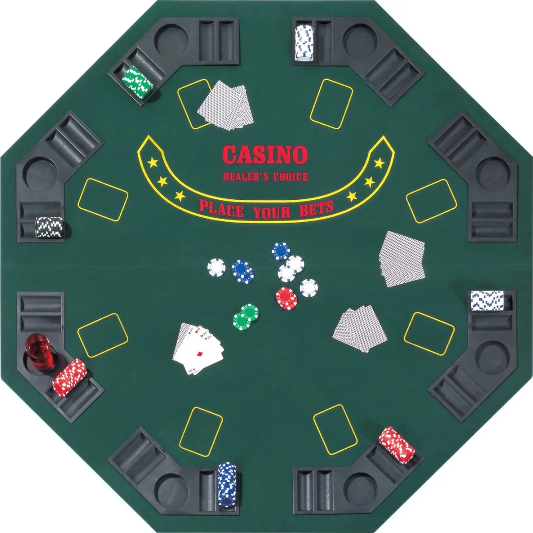 HOT Games Poker Top Vouwbaar Octangle 621201