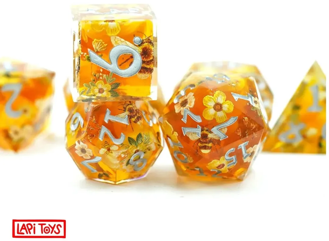 Lapi Toys D&D Dobbelstenen Set - 7-delig Geel