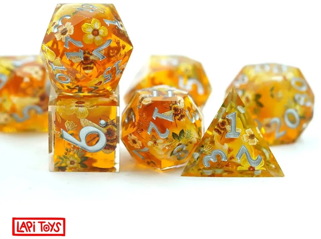 Lapi Toys D&D Dobbelstenen Set - 7-delig Geel
