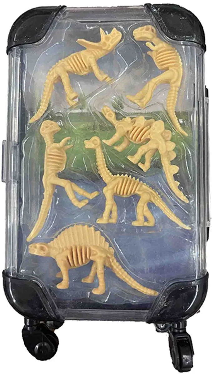 PIA Soft Toys Dinosaurus Skelet Kofferspeelset Medium