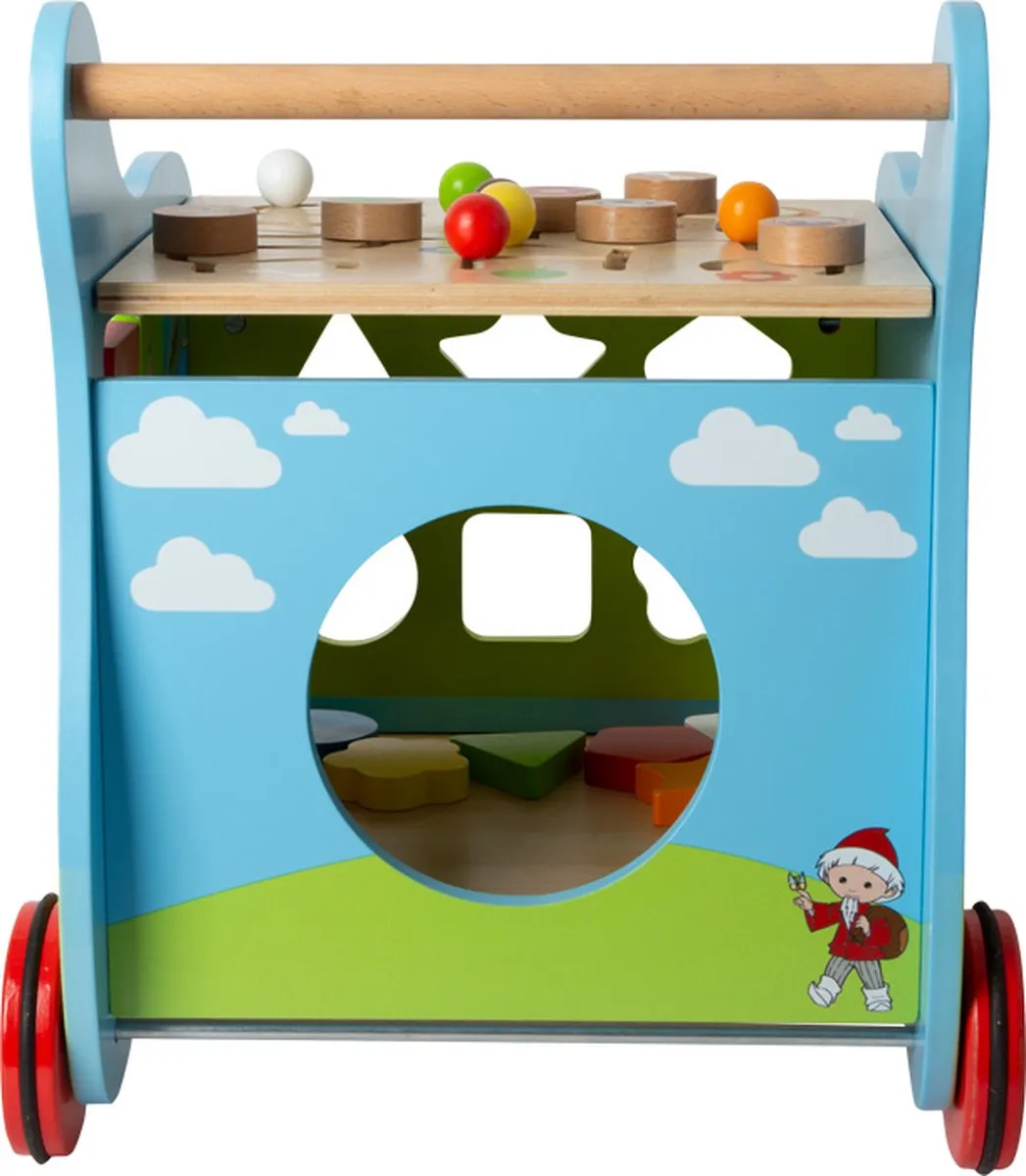 Small Foot Houten Loopwagen Sandman Multicolor - 37x36x41cm