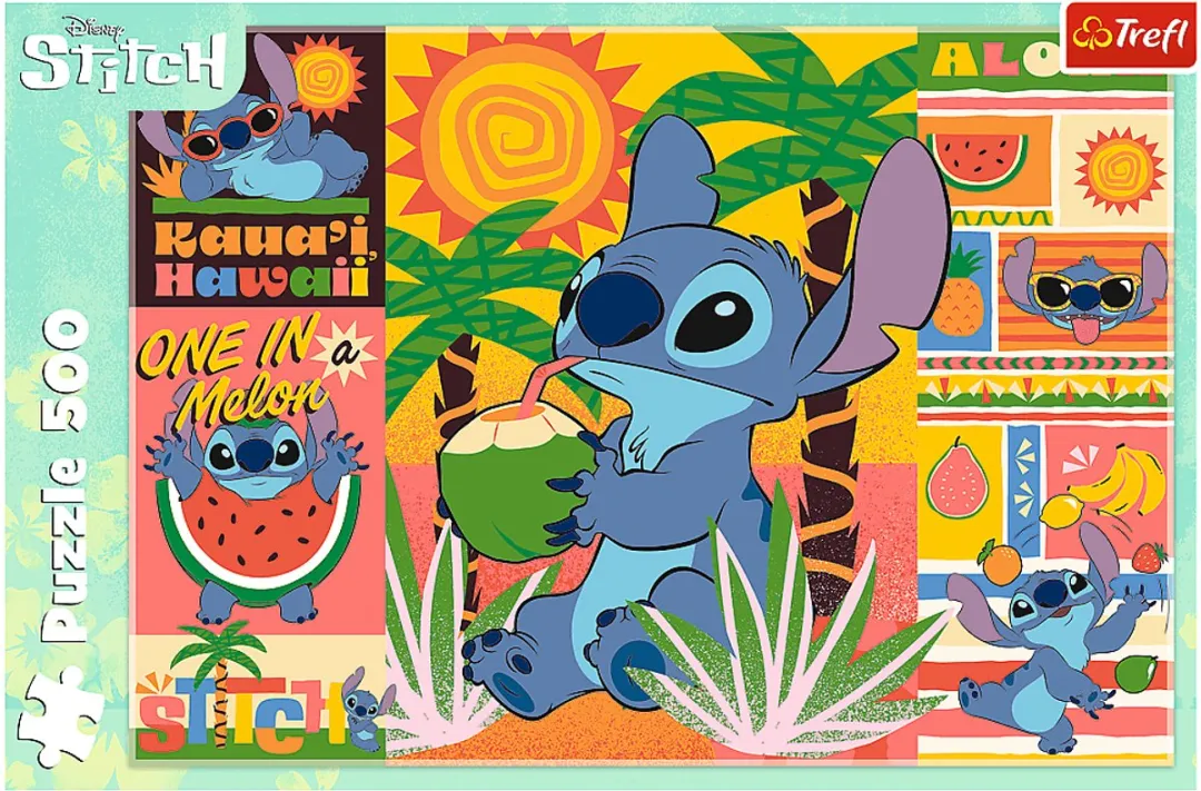 Trefl Disney Lilo & Stitch Legpuzzel 500 Stuks - Multicolor