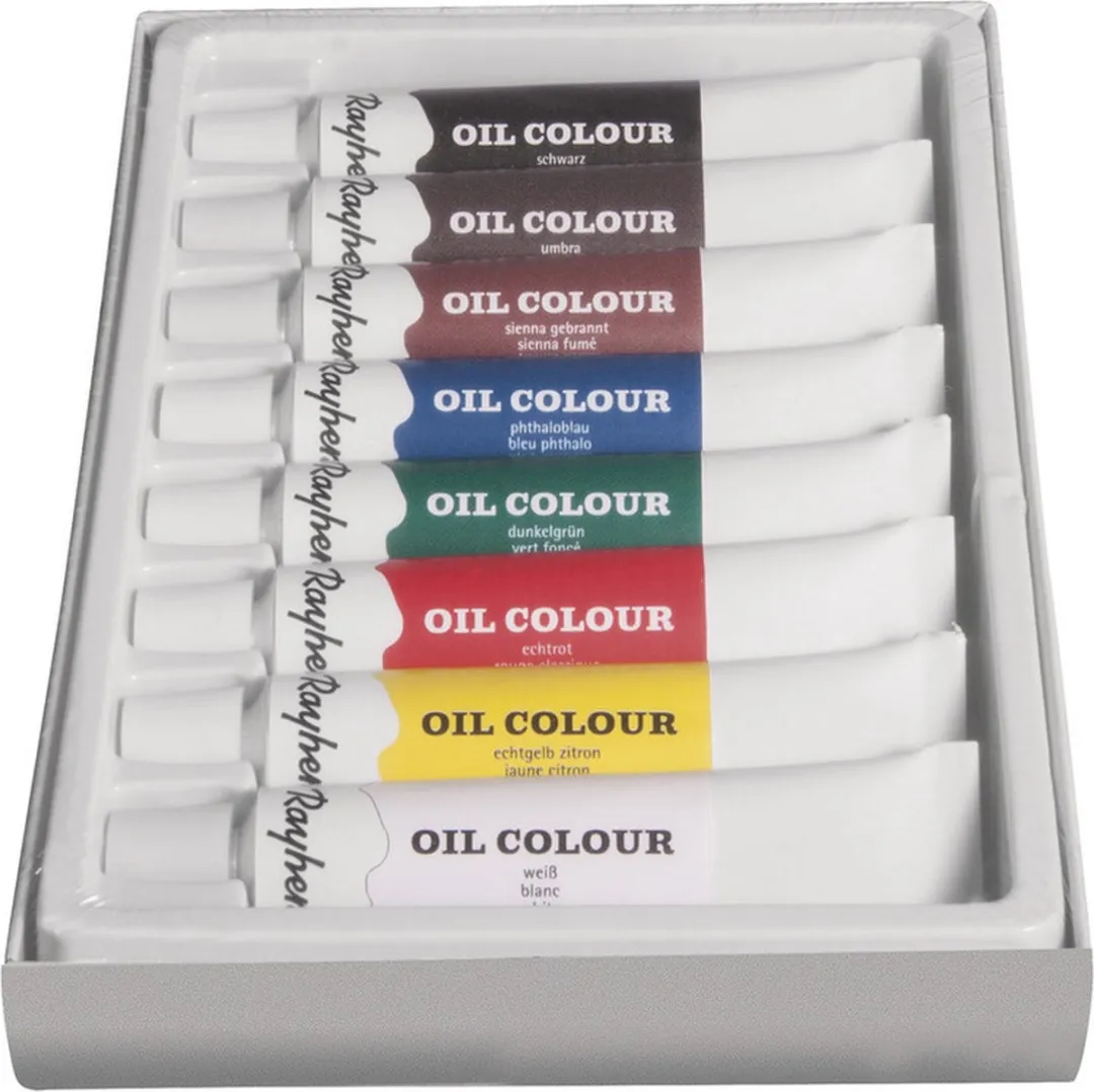 Rayher Olieverf Set 8 Kleuren 12ml
