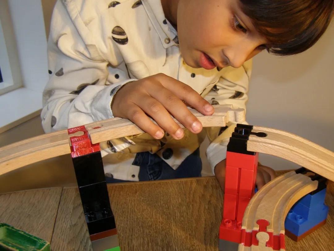 Toy2 Builder Set Small 21001 Treinbaanonderdelen - 12 Stuks - Veelkleurig