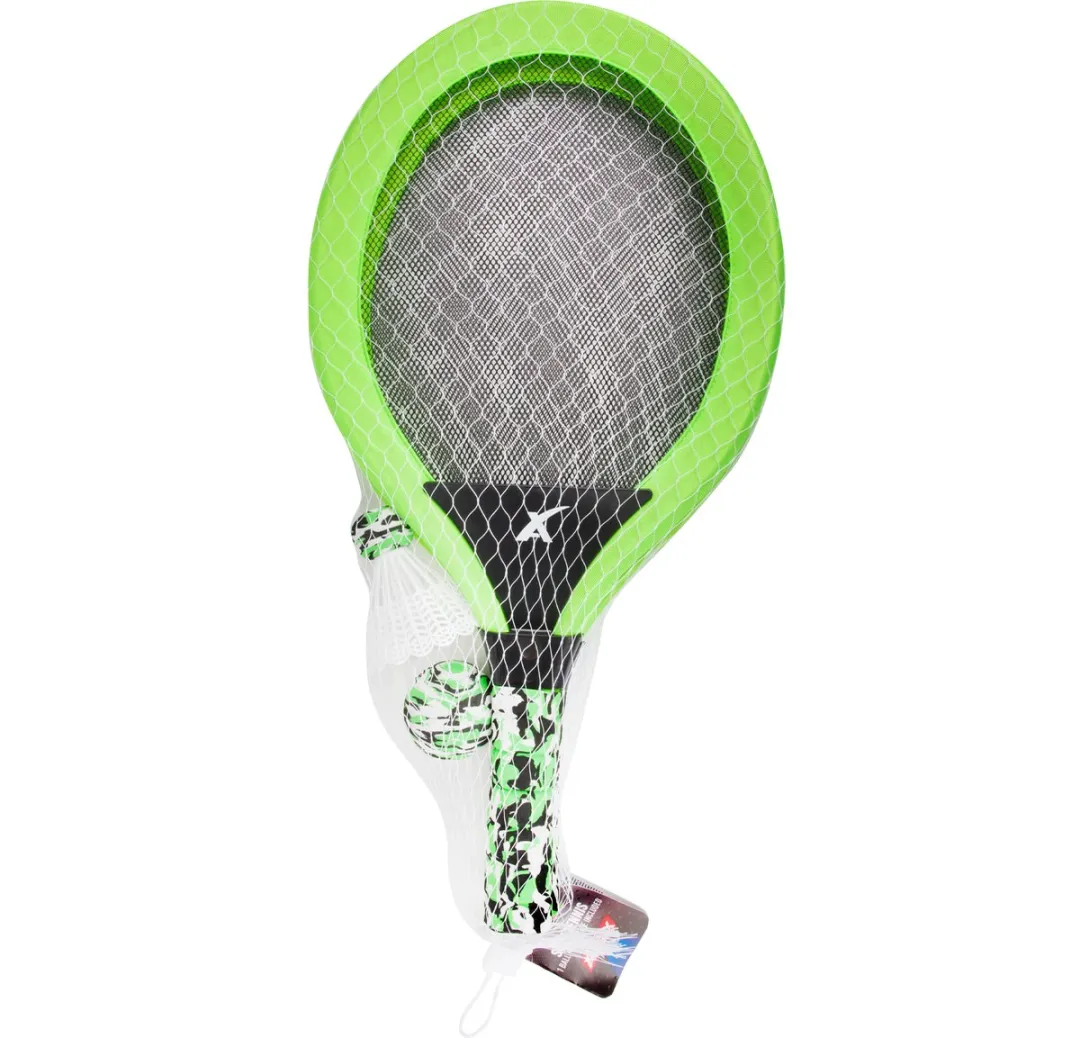 Toi-Toys Adrenix Tennis-Badminton Set - Geel/Oranje - afbeelding 6 van 6