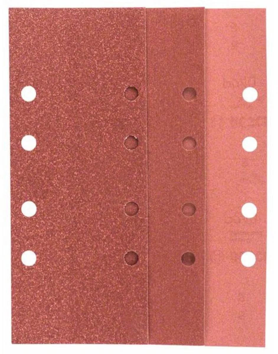 Bosch 25-delige Schuurbladenset - 93x230mm - Korrel 60/80/120/240 - afbeelding 6 van 6