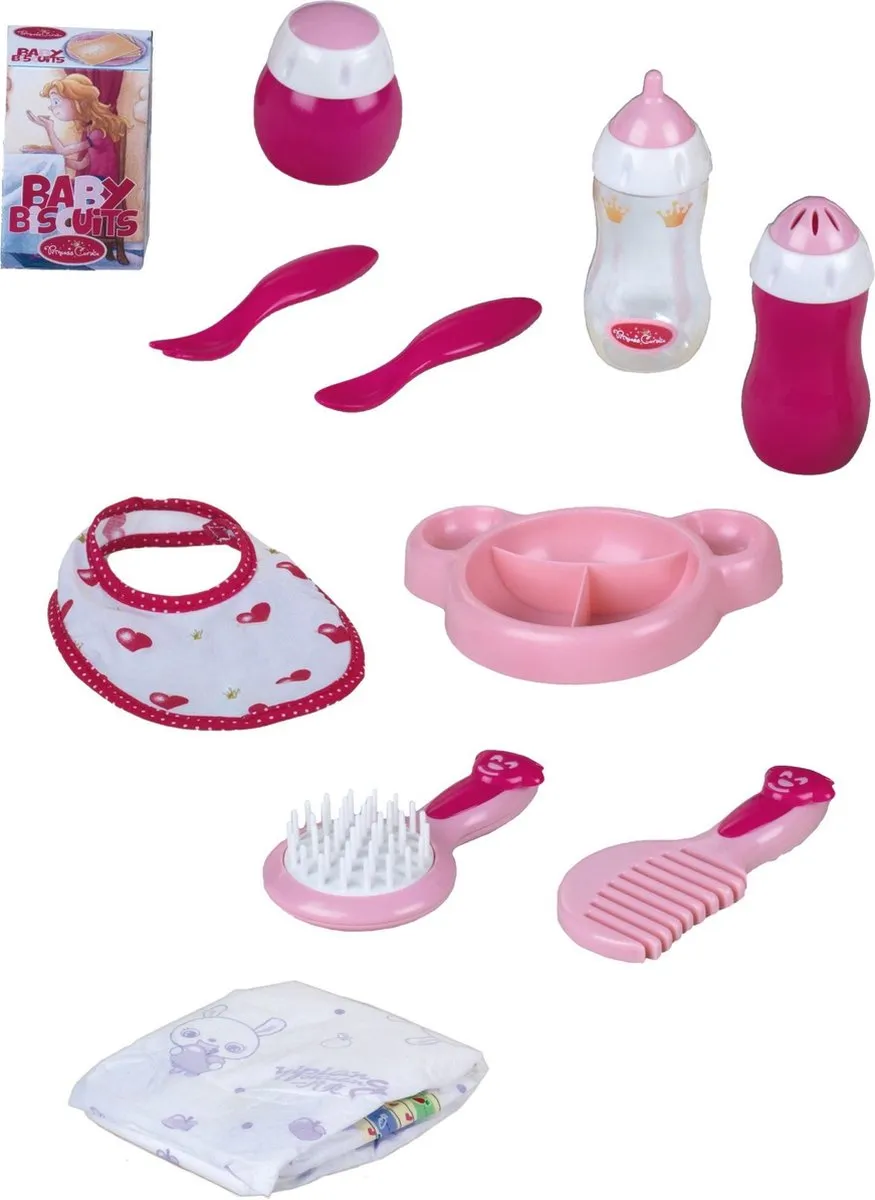 Klein Toys Princess Coralie Voedings- en Verzorgingsset 1732 - Roze