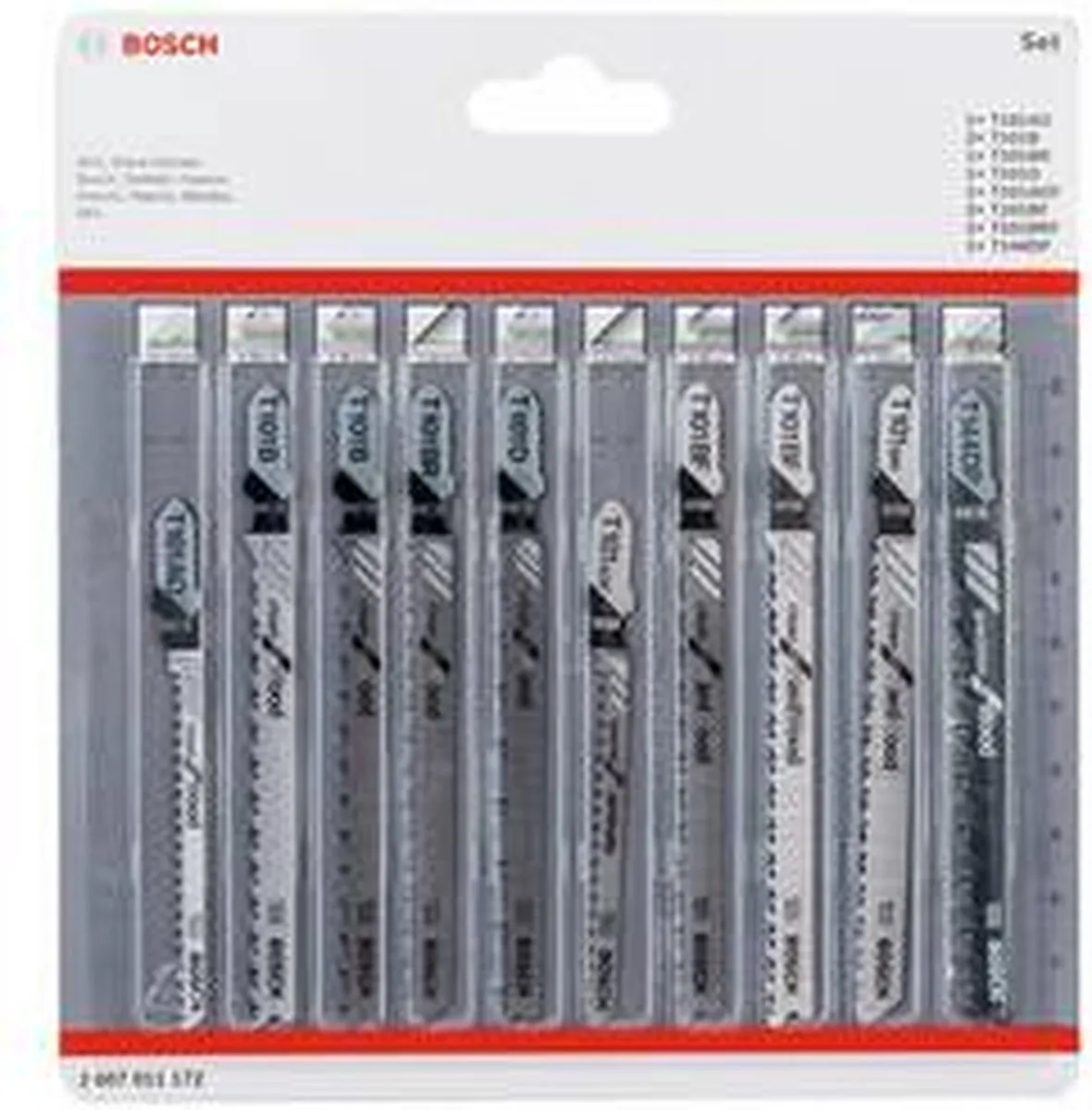Bosch Decoupeerzaagbladenset Clean Precision 10-delig - Metaal