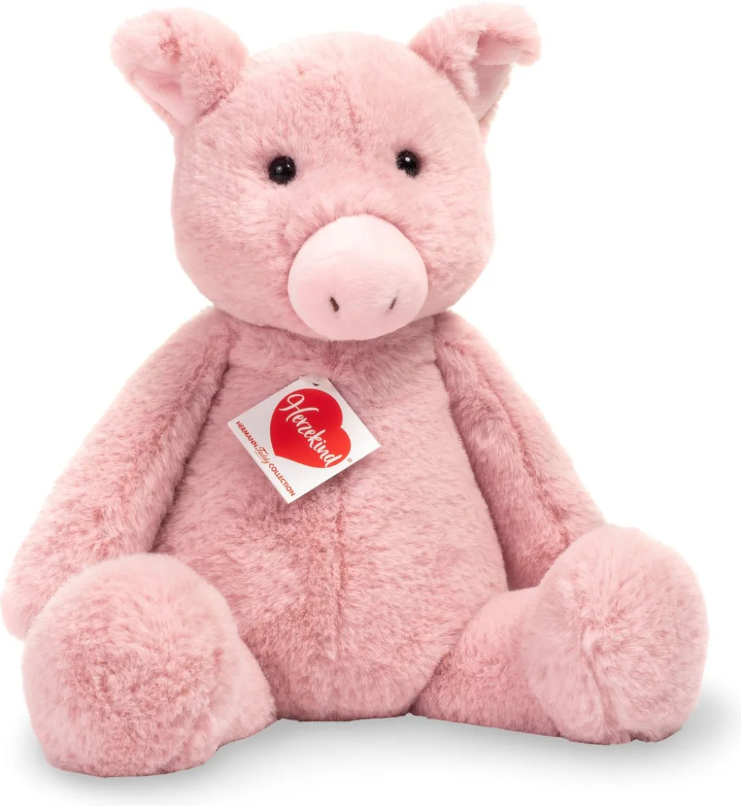 Teddy Hermann Knuffel Varken Roze 32cm