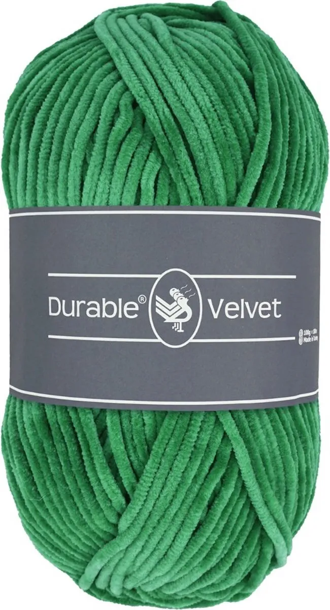 Durable Velvet Chenille Garen Dark Mint Green