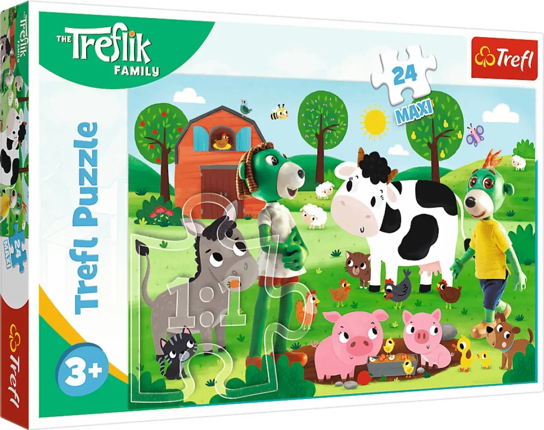 Trefl Legpuzzel Treflik Family Boerderij 24 Stuks