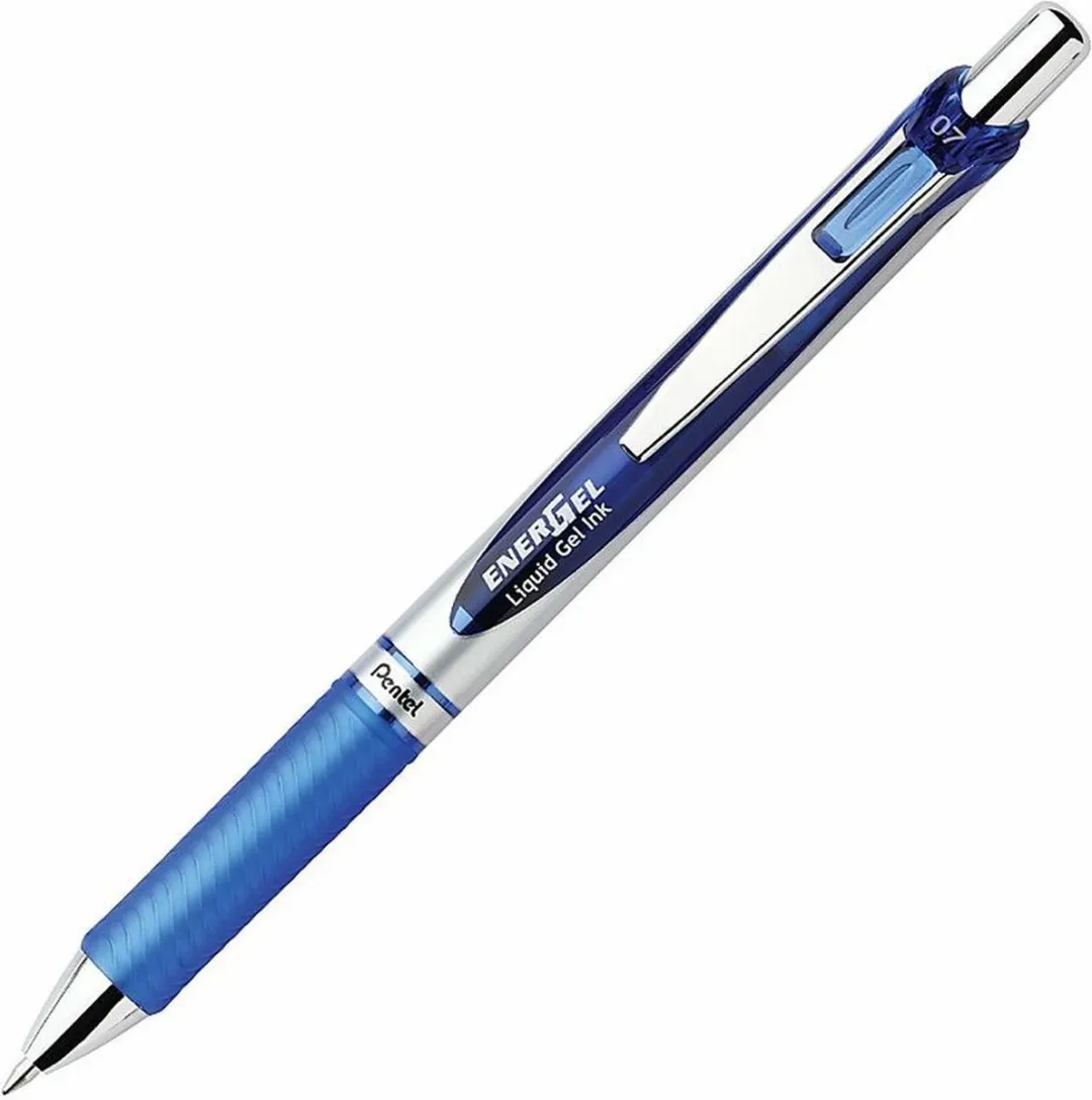 Pentel Energel XM Klick 0.7mm Blauw - 12 Stuks
