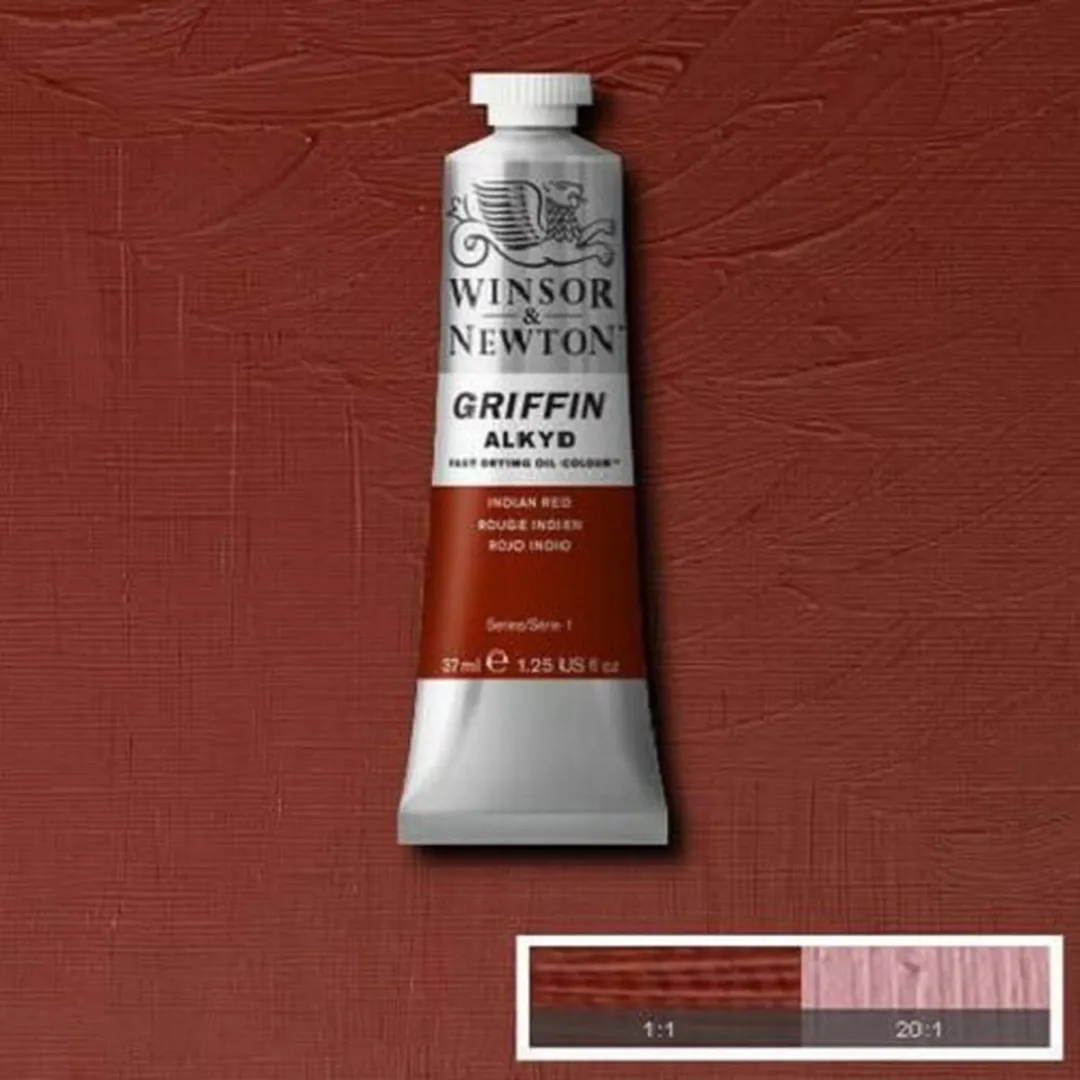 Winsor & Newton Griffin Alkyd Olieverf Indian Red 37ml