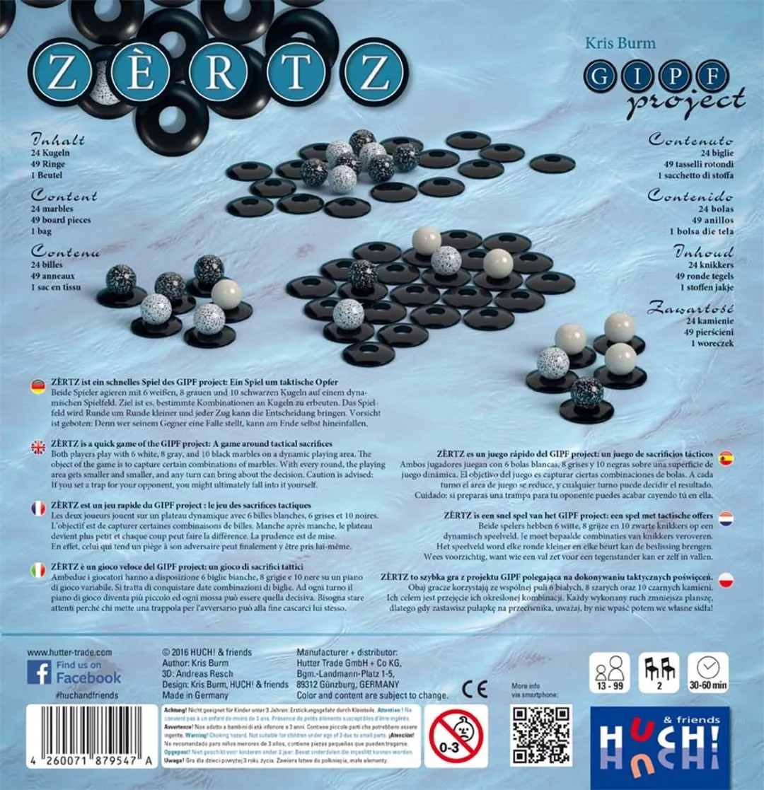 Geronimo Games ZÈRTZ Bordspel - 2 Spelers