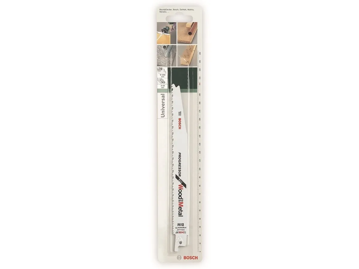 Bosch S 3456 XF Reciprozaagblad - Bimetaal - Hout